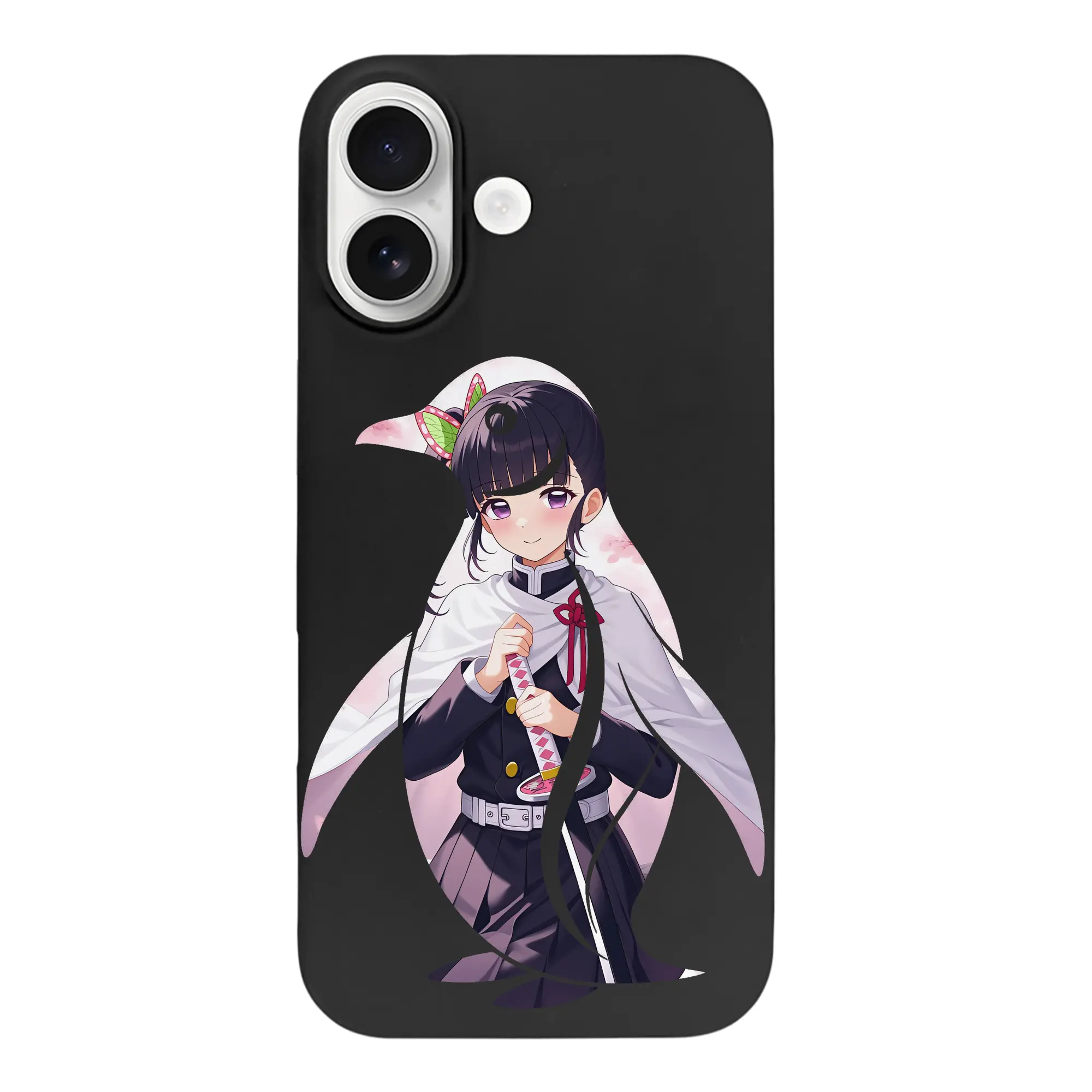 鬼滅の刃 グッズ,栗花落 カナヲ - iPhone 17 シリーズ シリコンケース 薄型 耐衝撃 指紋防止 ソフトタッチカバー 精密フィット 傷防止 保護ケース iPhone 17/17 Air/17 Pro/17 Pro Max 対応